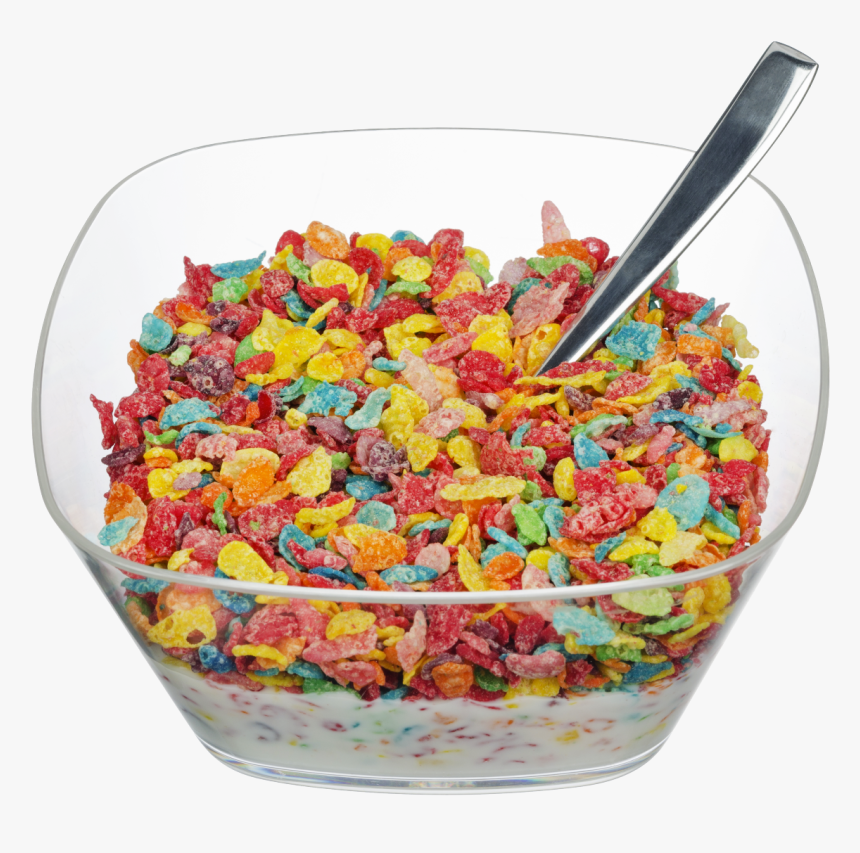 Bowl Of Fruity Pebbles Cereal, HD Png Download, Free Download