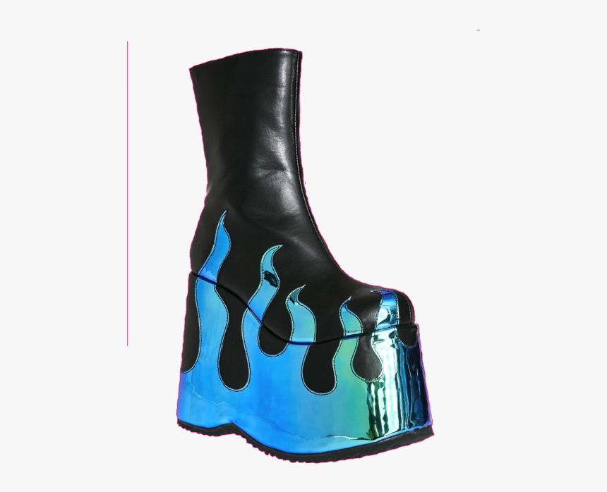 Platform Flame Boots, HD Png Download, Free Download