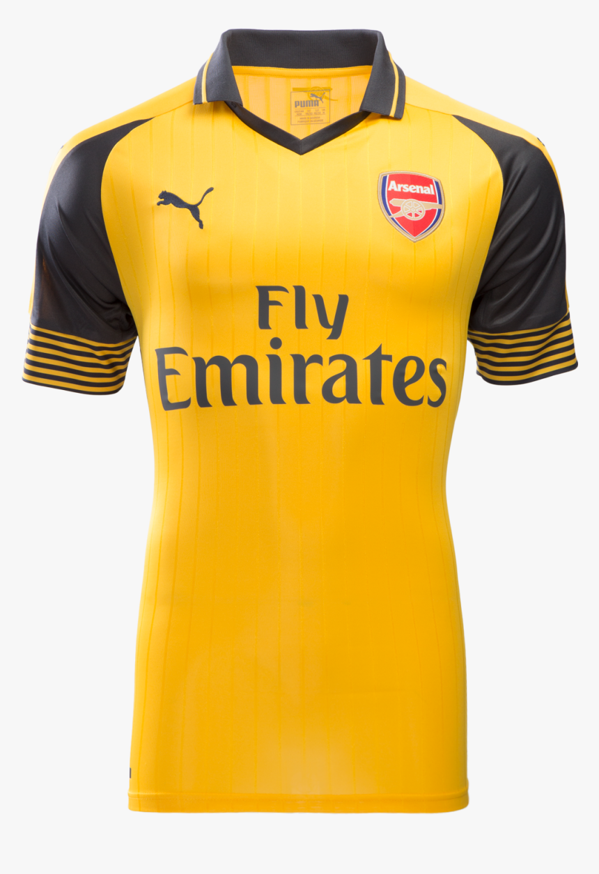 Arsenal Away Jersey 2016/17 - Arsenal Jersey Full Sleeves, HD Png Download, Free Download