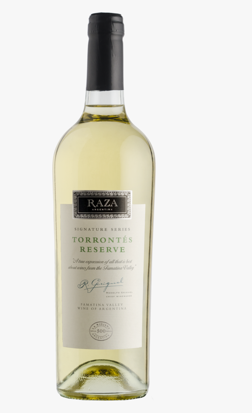 Lariojana Packshot Raza Signatureseries Reserve Torrontes - Glass Bottle, HD Png Download, Free Download