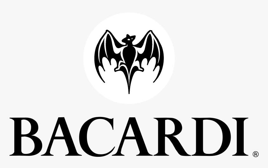 Bacardi Logo Black And White - Bacardi, HD Png Download, Free Download