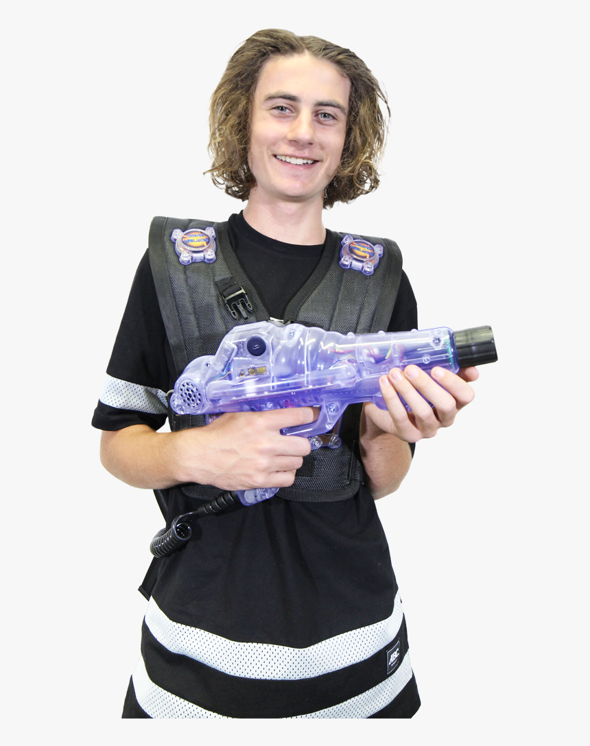 Man With A Helios Pack - Water Gun, HD Png Download, Free Download