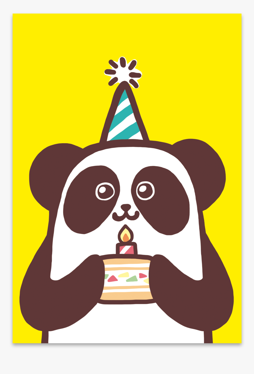 Happy Birthday Yellow Panda - Gambar Happy Birthday Pink, HD Png Download, Free Download