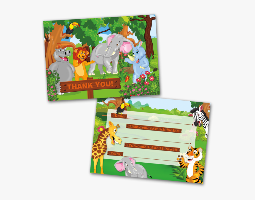 Transparent Jungle Animals Png - Cartoon, Png Download, Free Download