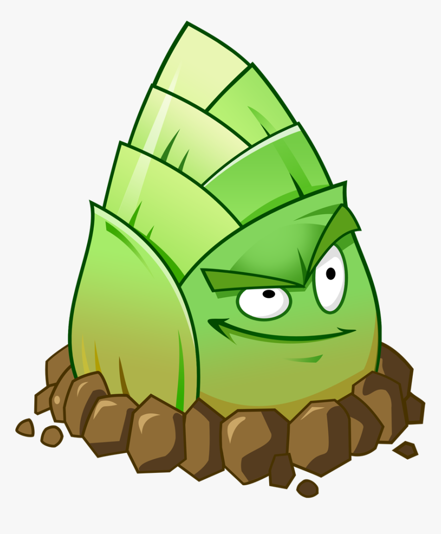 Plants Vs Zombie - Bamboo Shoot Plant Vs Zombies, HD Png Download, Free Download
