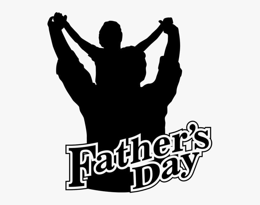 Fathers Day Silhouette - Clip Art Father's Day, HD Png Download, Free Download