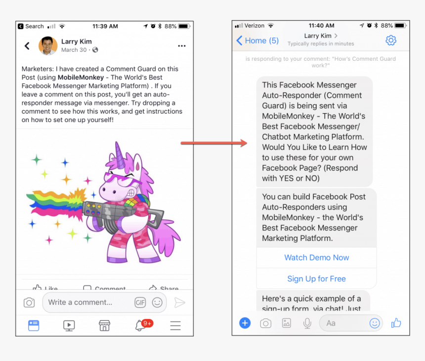 Facebook Post Comment Guard - Best Facebook Messenger Auto Reply, HD Png Download, Free Download