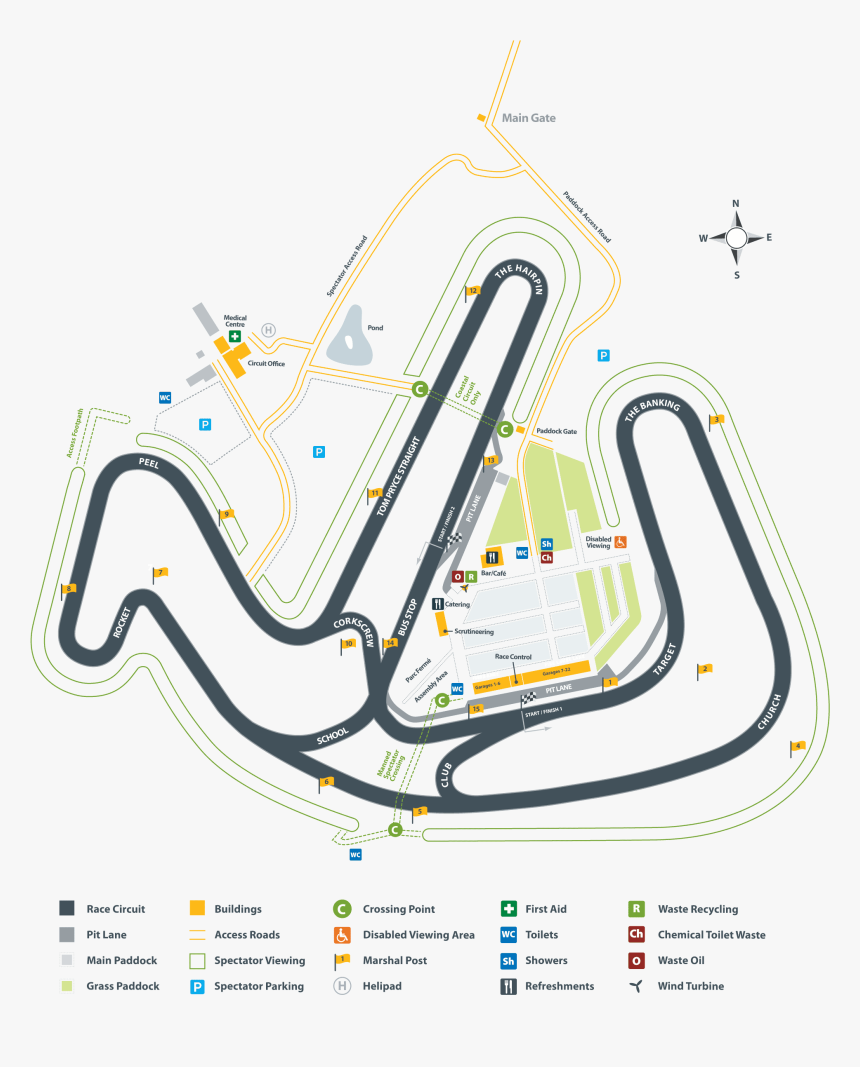 Race Track , Png Download - Race Circuit Track Map, Transparent Png, Free Download