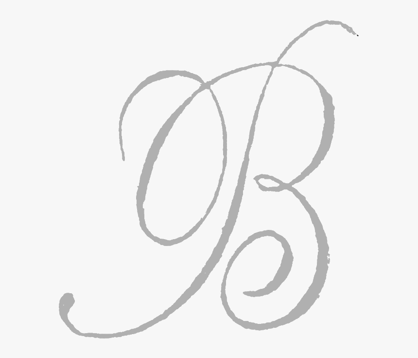 Font Style Letter B Clipart , Png Download - Letter B Calligraphy Png, Transparent Png - Kindpng