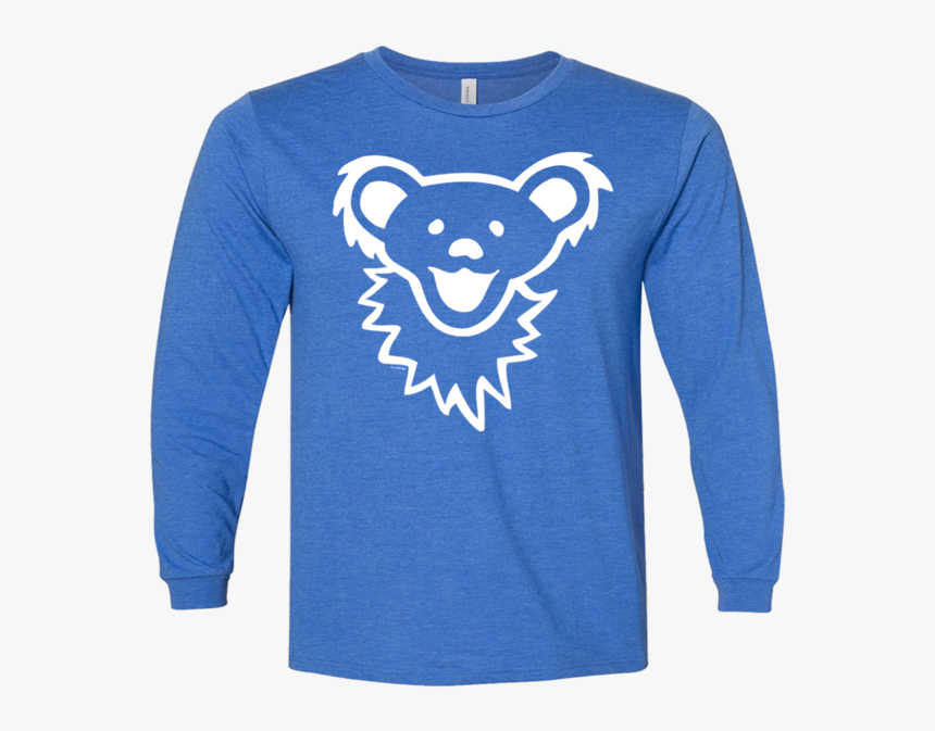 Grateful Dead Dancing Bear Face Youth Longsleeve - Grateful Dead Bear Black, HD Png Download, Free Download