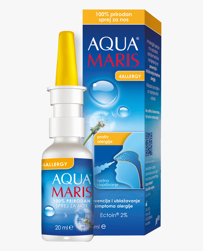 Aqua Maris 4allergy Nasal Spray - Sprej Za Nos, HD Png Download, Free Download