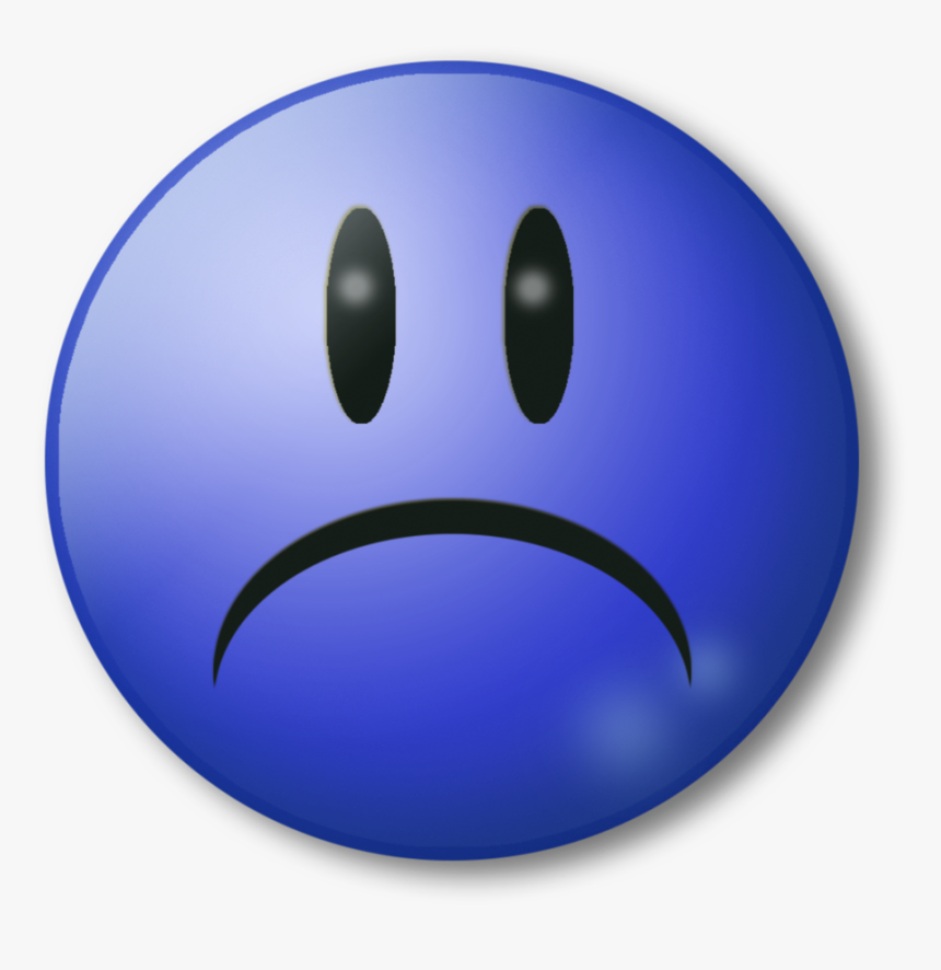 Carita Triste Color Azul, HD Png Download, Free Download