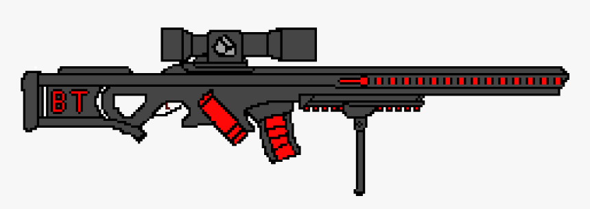 Sniper Pixel Art Png, Transparent Png, Free Download