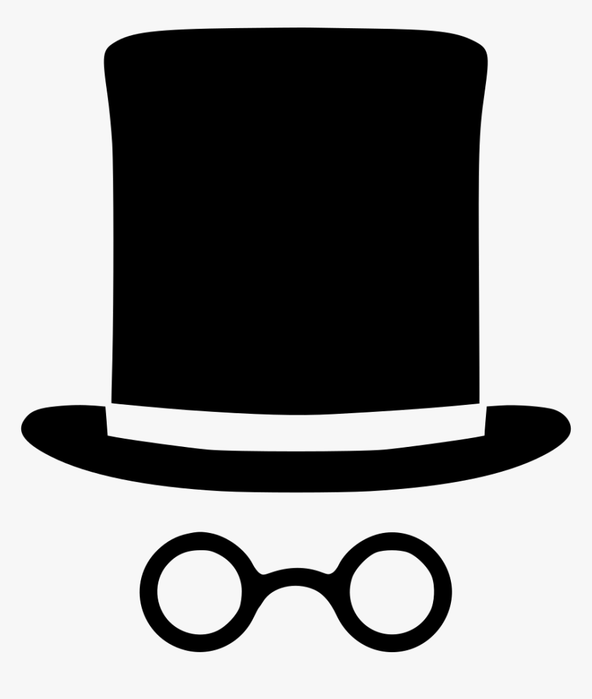 Cylinder Gentleman Fashion Glasses Svg Png Icon Free - Gentleman Hat Png, Transparent Png, Free Download