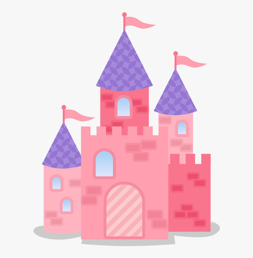 Pink And Purple Castle Castle Vector, Castle Clipart, - Pink And Purple Castle, HD Png Download, Free Download