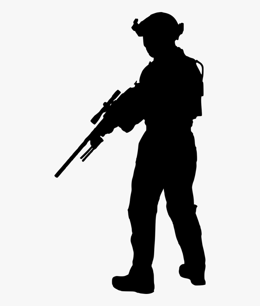 Silhouette Sniper Png , Png Download - Sniper Silhouette Transparent, Png Download, Free Download