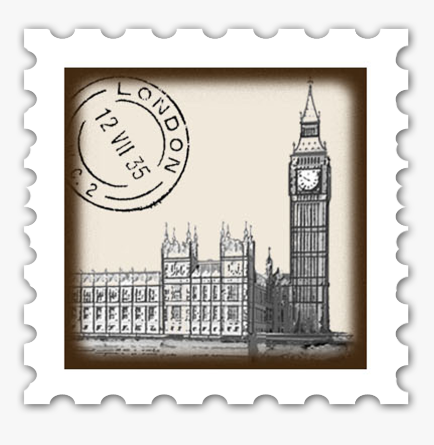 Mail Clipart Envelope Stamp - London Postage Stamps, HD Png Download, Free Download