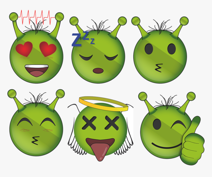 Alien, Emoji, Emoticon, Icon, Emotion, Expression - Emoticon, HD Png Download, Free Download