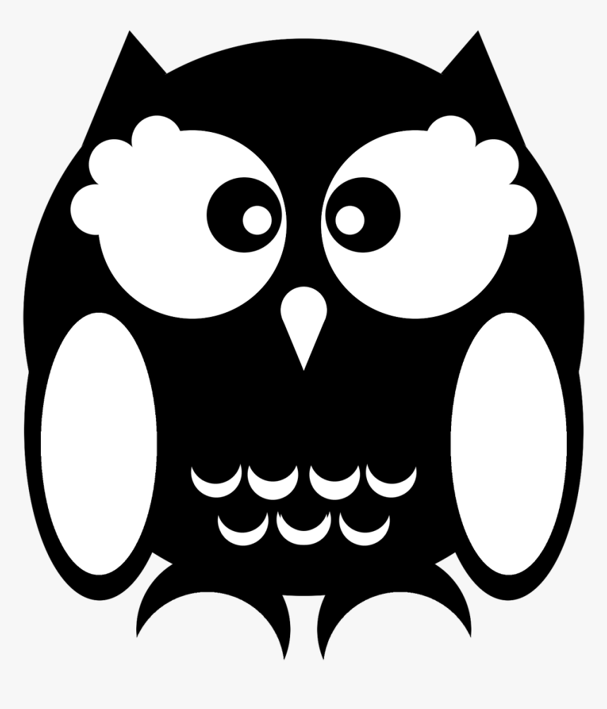 Transparent Owl Silhouette Clipart - Owl, HD Png Download, Free Download