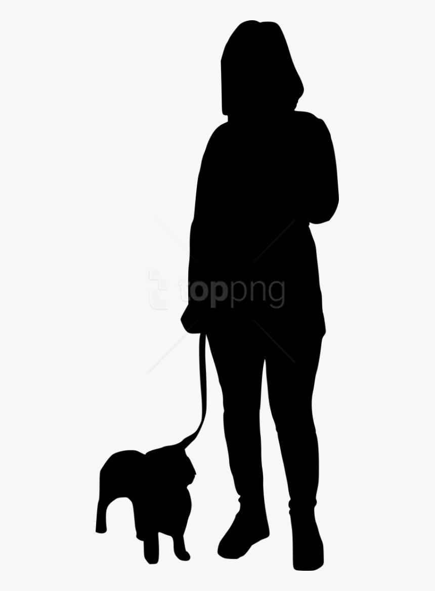 Free Png Dog Walking Silhouette Png - People Walking Silhouette Png, Transparent Png, Free Download