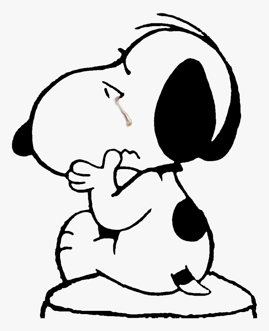 Peanuts Clipart Marcie - Snoopy Crying, HD Png Download, Free Download