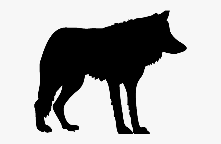 Wolf Silhouette Clipart, HD Png Download, Free Download