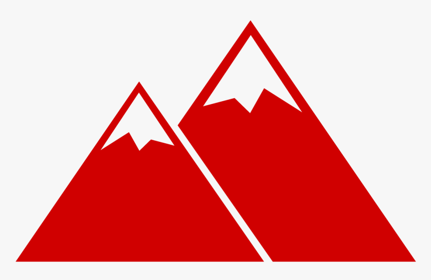 Transparent Mountain Icon Png - Hiking Icon Red Png, Png Download, Free Download