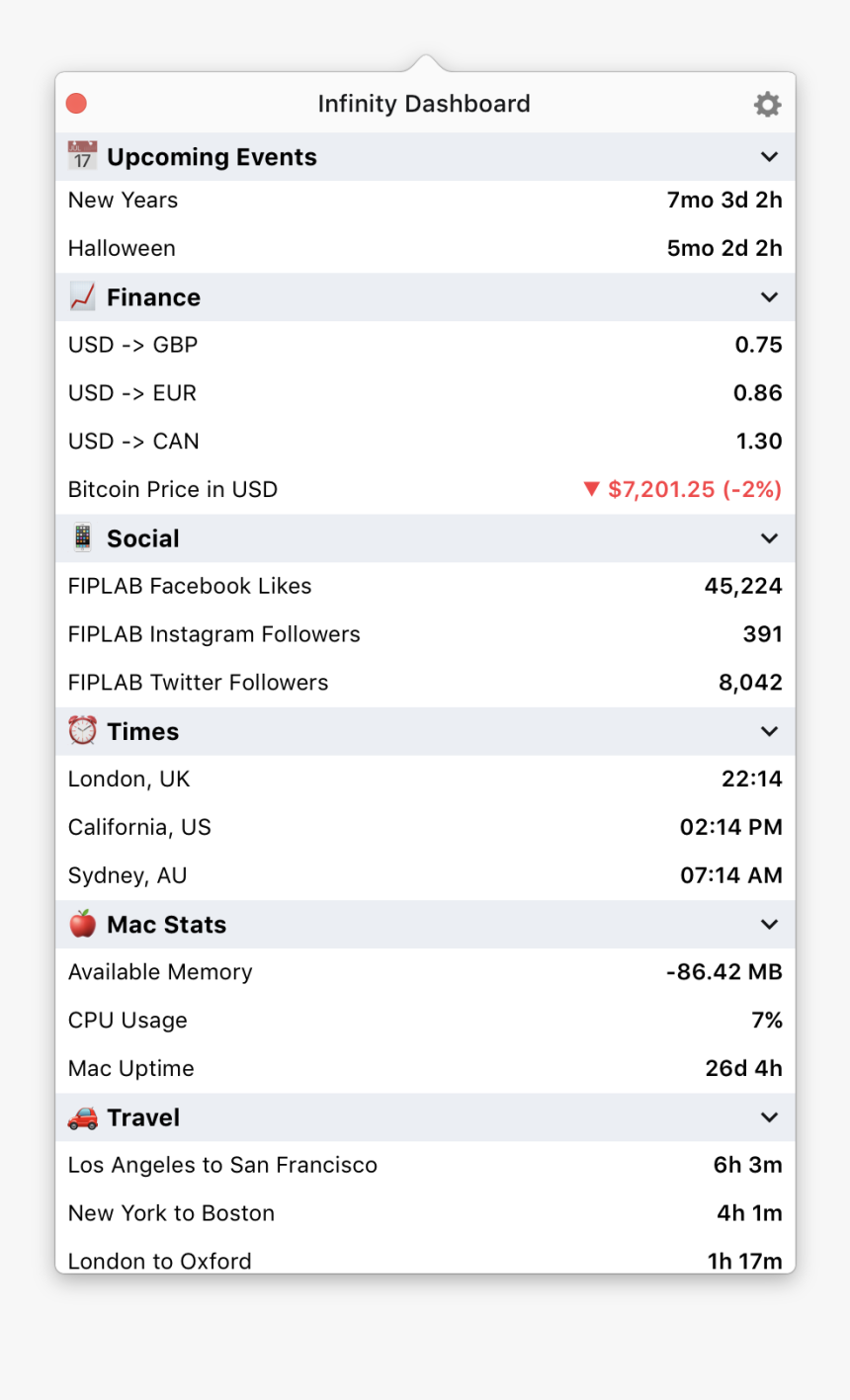 Infinity Dashboard Mac, HD Png Download, Free Download