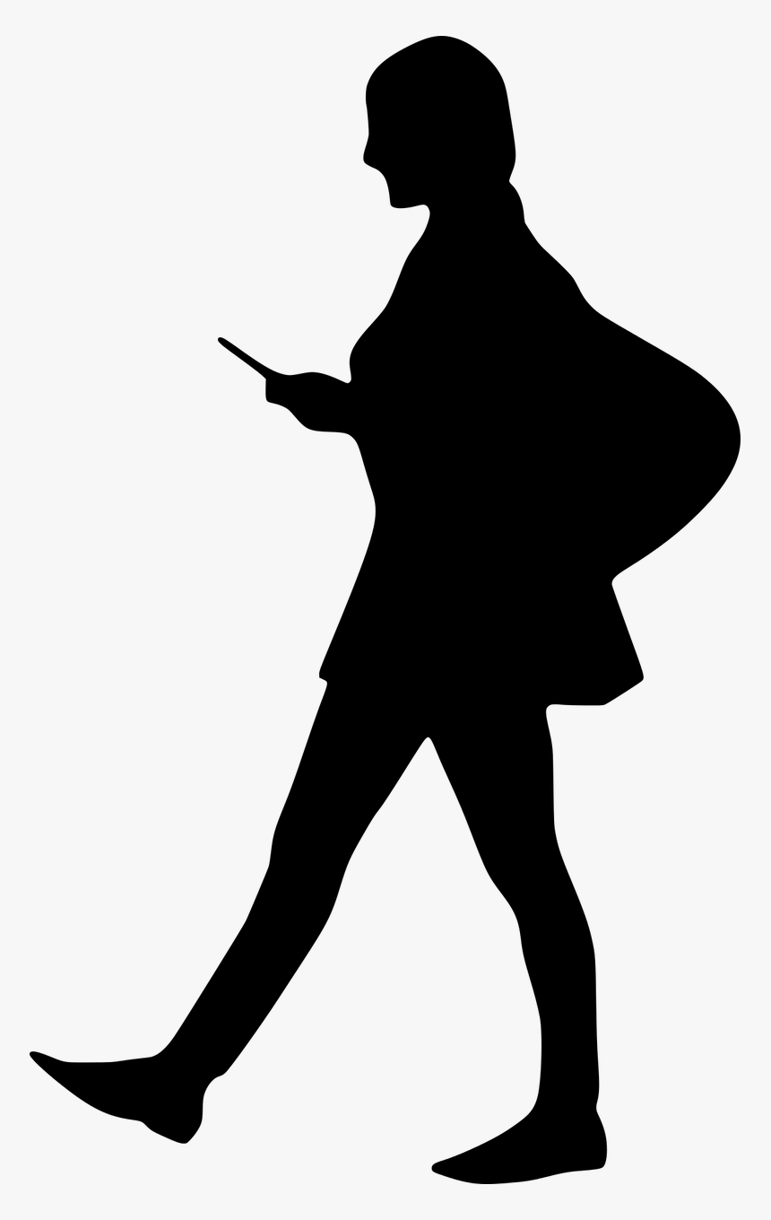 Transparent Woman Walking Png - Woman Walking Silhouette Png, Png Download, Free Download