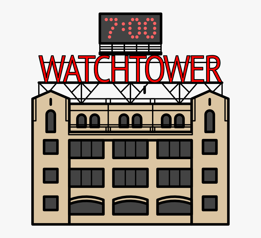 Brooklyn Watchtower Sign Sign Electronic Clock Time - Graphic Design, HD Png Download, Free Download