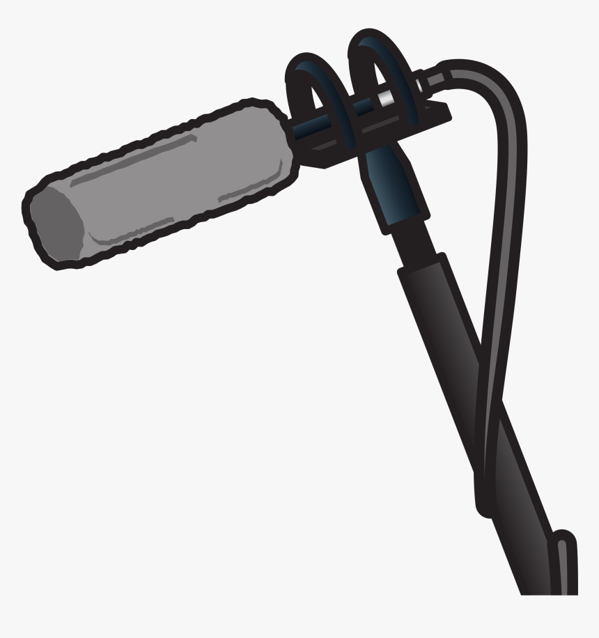 Shotgun Microphone, Ver - Film Microphone Clipart, HD Png Download, Free Download