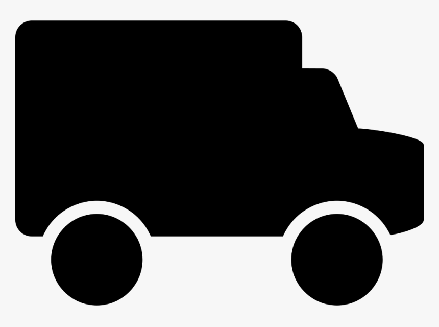 Small Truck Black Side View Silhouette - Car, HD Png Download, Free Download