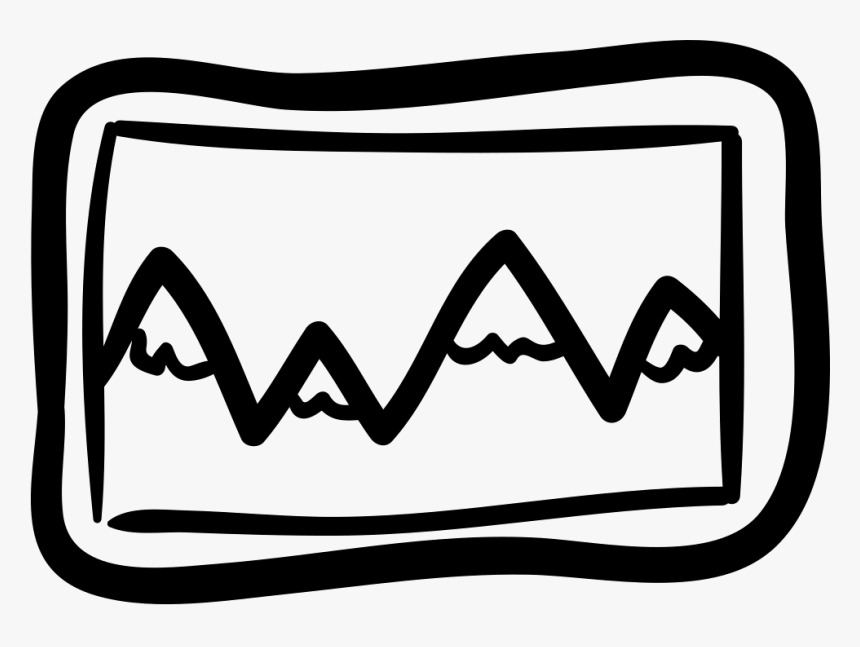 Mountains Picture Hand Drawn Rectangle Svg Png Icon - Hand Draw Rectangles Png, Transparent Png, Free Download