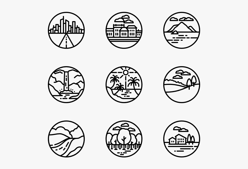 Rounded Landscapes - Crypto Icon Png, Transparent Png, Free Download