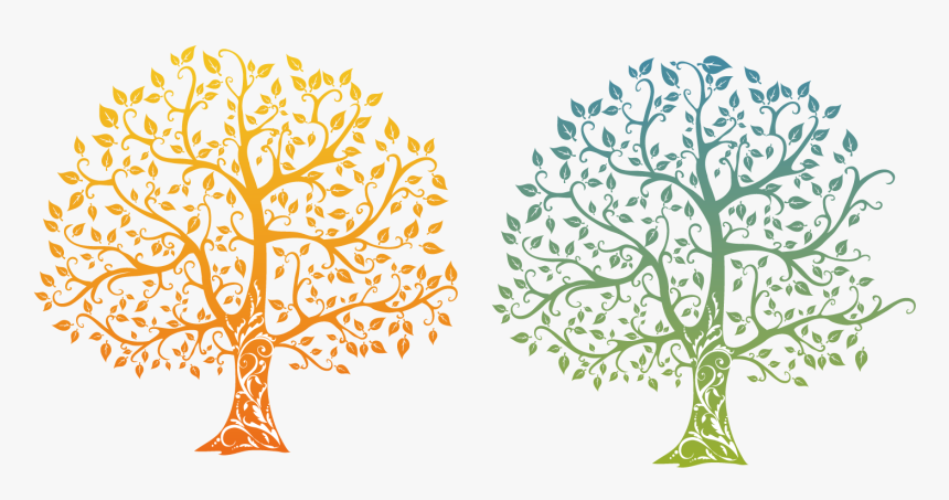 Life Family Gradient Of Tree Drawing Clipart - Health And Wellbeing Tree, HD Png Download, Free Download