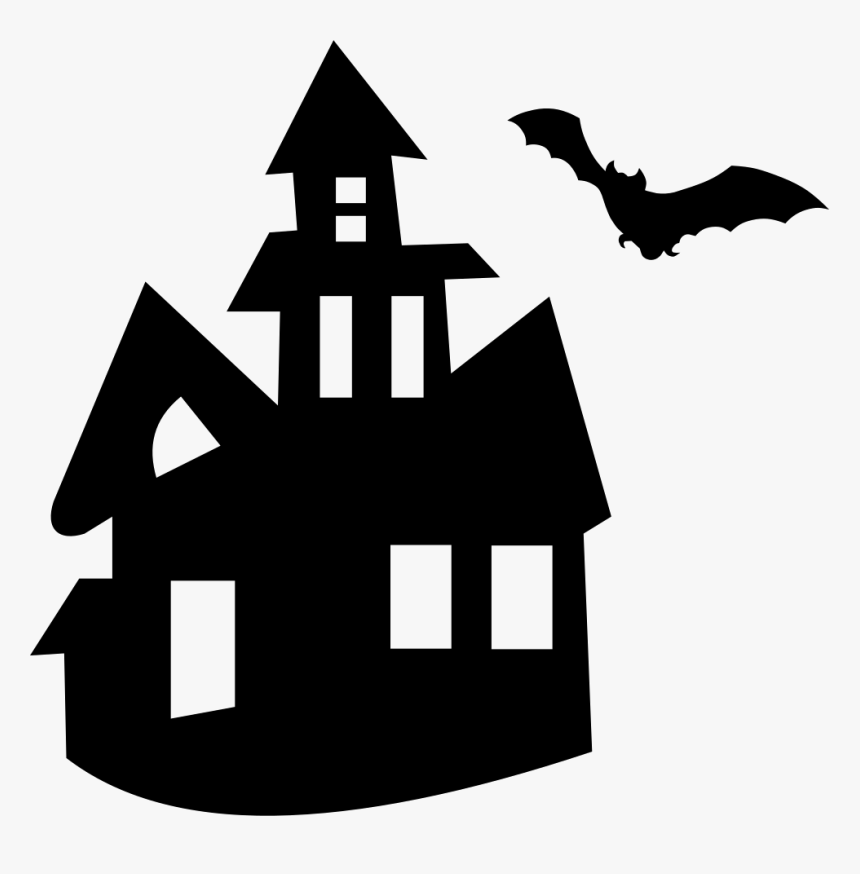 Haunted Mansion - Halloween House Icon Png, Transparent Png, Free Download