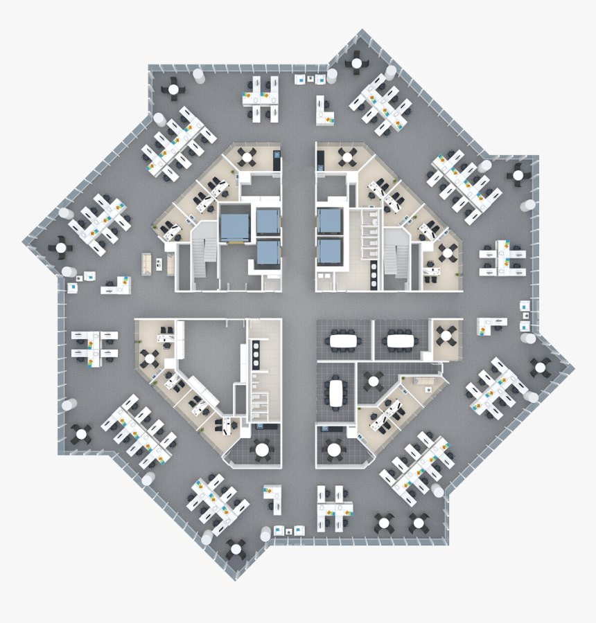 Office Skyscraper Floor Plan, HD Png Download, Free Download