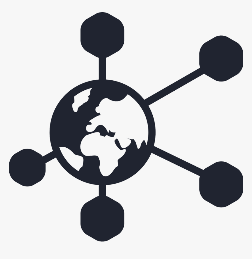 Icon Global Connections - Global Icon Png, Transparent Png, Free Download