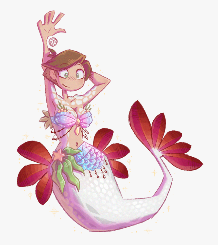 Iridescent Mermaid Aesthetic Is My Favorite - Illustration, HD Png Download, Free Download
