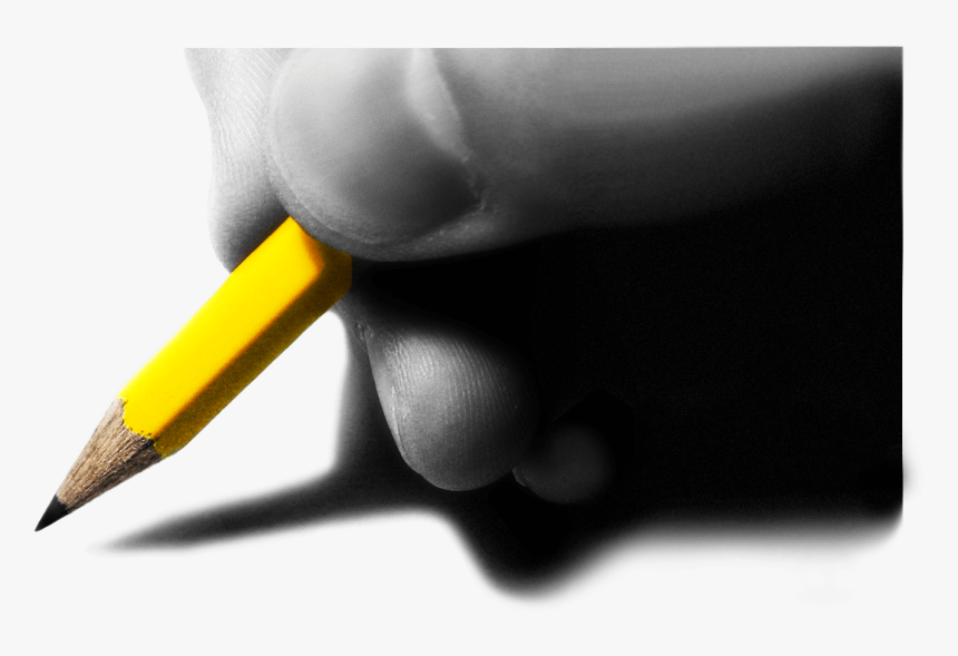 Transparent Hand With Pencil Png - Writing, Png Download, Free Download