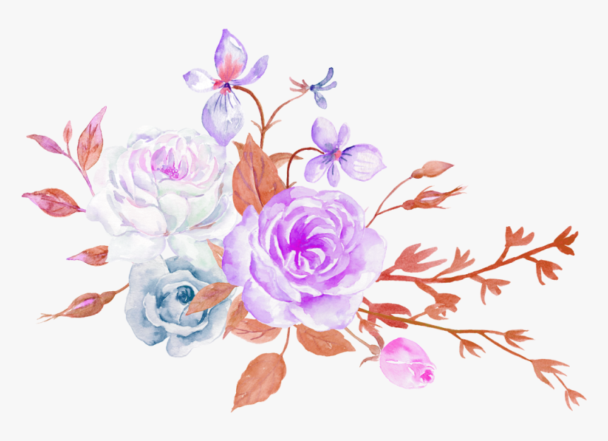 Rose Flower Aesthetics Floral - Vintage Aesthetic Flower Png, Transparent Png, Free Download