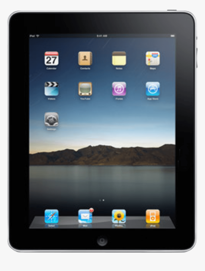 Ipad 3 Png - First Apple Ipad, Transparent Png, Free Download