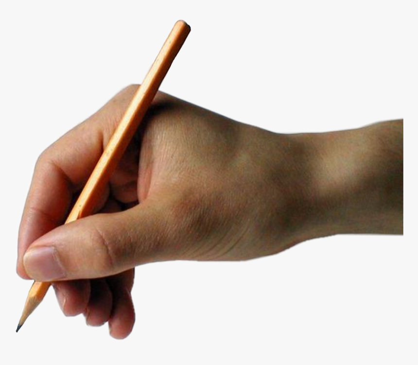 #pencilsketch #hand #drawing #pencil #handwritting - Hand Holding Pencil, HD Png Download, Free Download