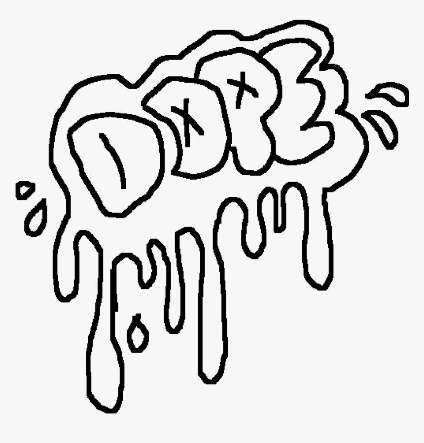 Transparent Clipart Danke - Cool Graffiti Coloring Pages, HD Png Download, Free Download