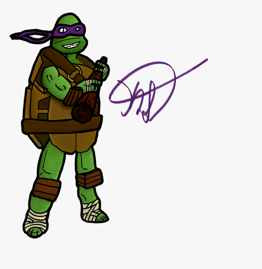 Donatello From Tmnt - Cartoon, HD Png Download, Free Download