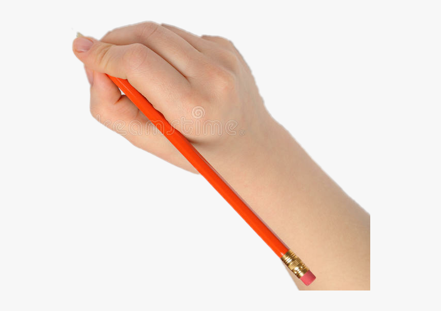 #freetoedit #pencil #hand #handwithpencil - Main Avec Un Crayon, HD Png Download, Free Download