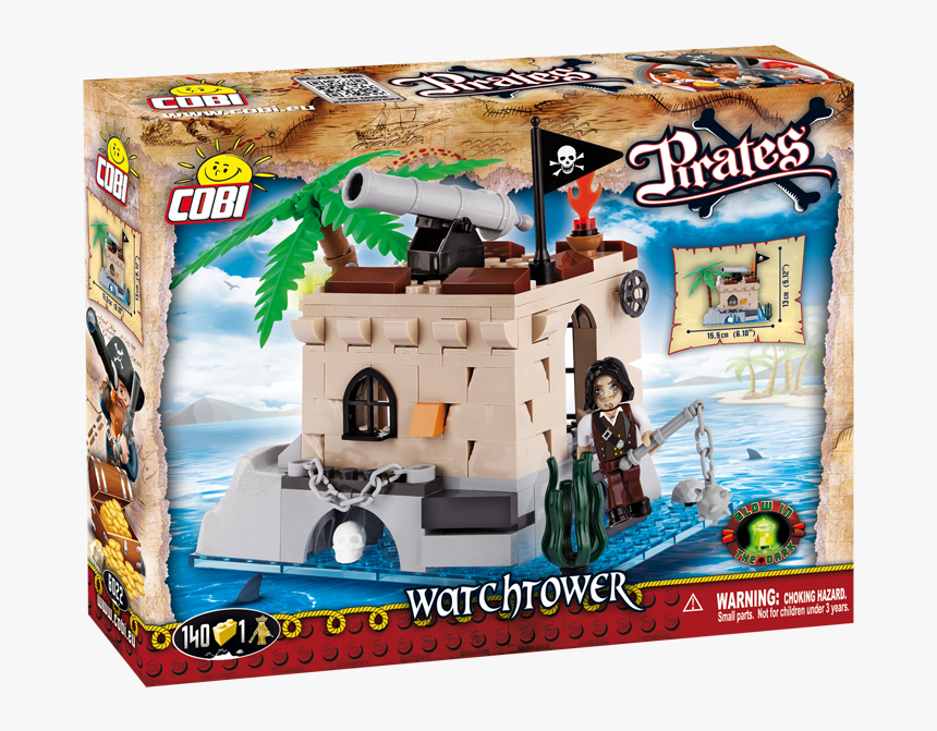 140 Pcs Pirates 6022 Watchtower Amazon Us, HD Png Download, Free Download