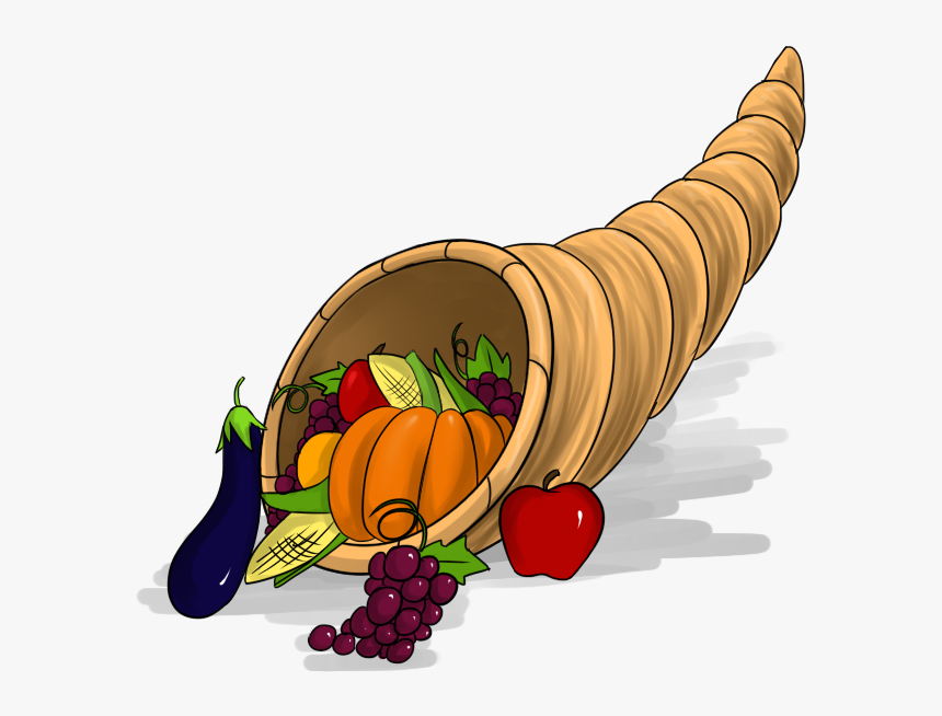 Cornucopia Thanksgiving Clip Art - Cornucopia Png, Transparent Png, Free Download