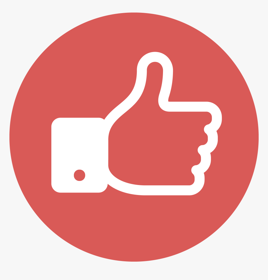 Artboard 17 Red - Thumbs Up Png Red, Transparent Png, Free Download