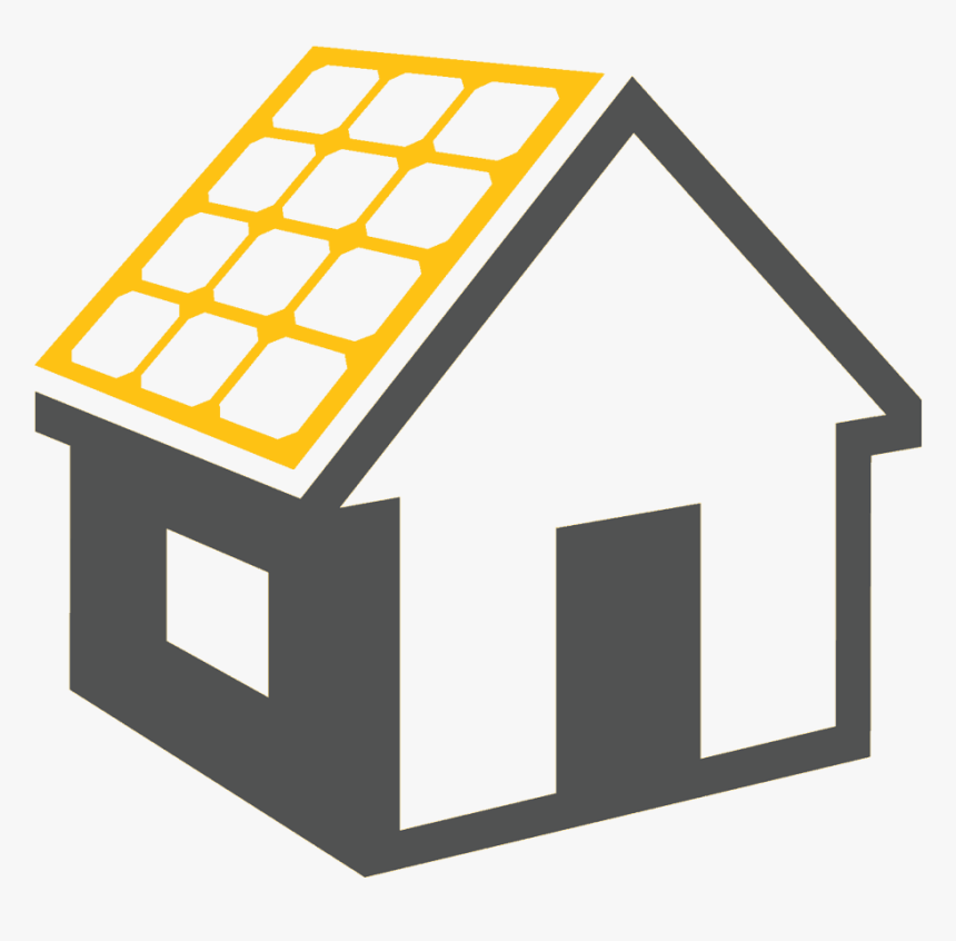 Solar Panel Icon House, HD Png Download, Free Download
